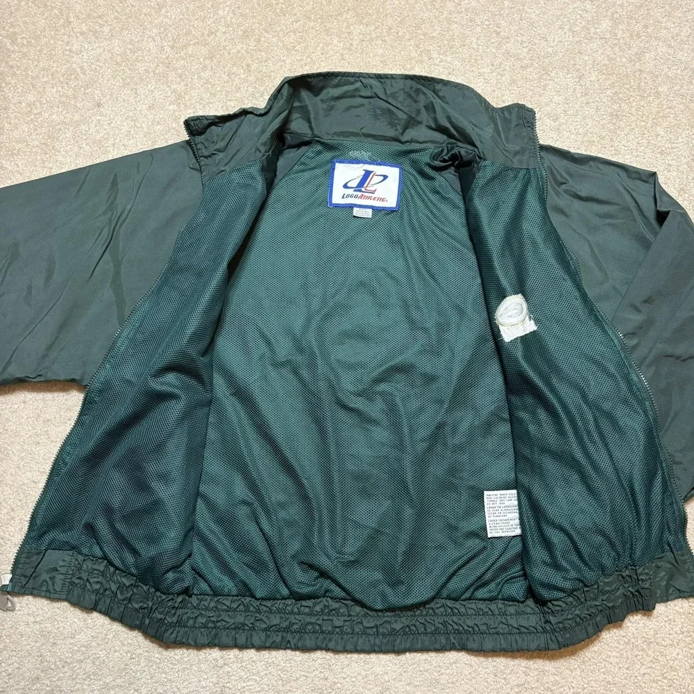 Vtg Green Bay Packers Jacket Medium NFL Football Logo Athletic‎ 90s Windbreaker
